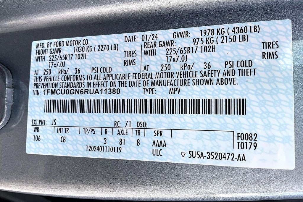 2024 Ford Escape Active