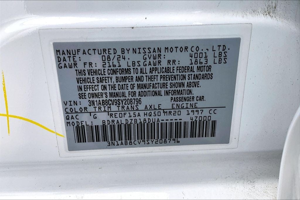 2025 Nissan Sentra SV