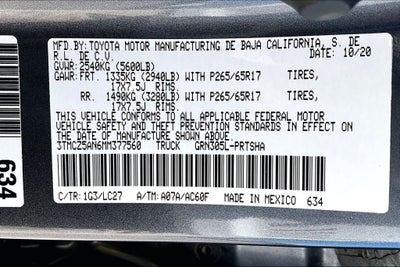 2021 Toyota Tacoma TRD Sport V6
