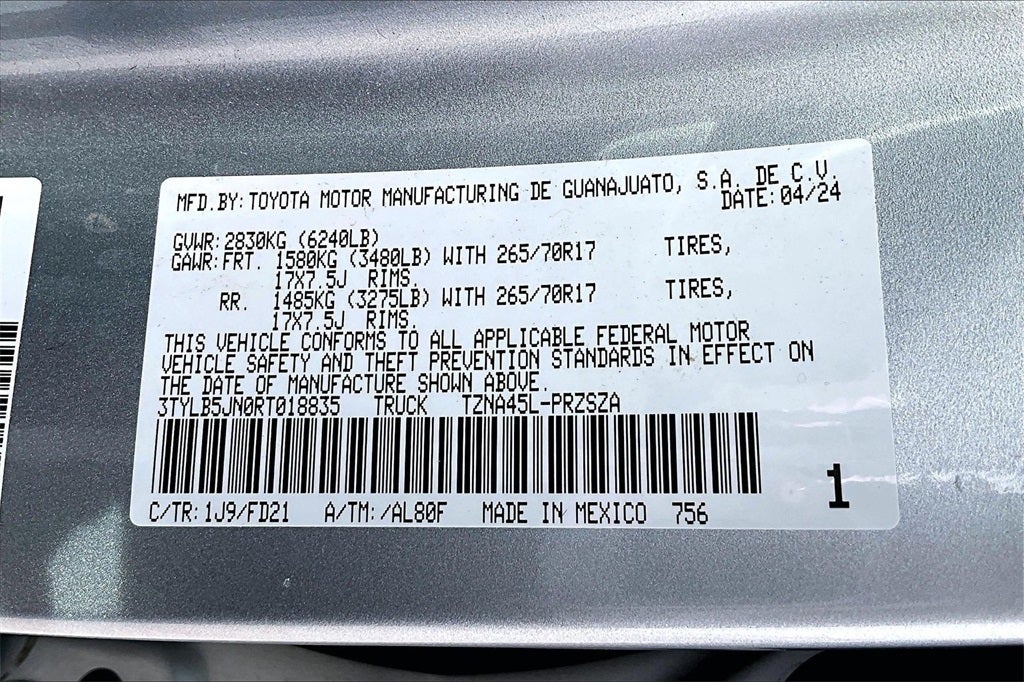 2024 Toyota Tacoma TRD Off-Road