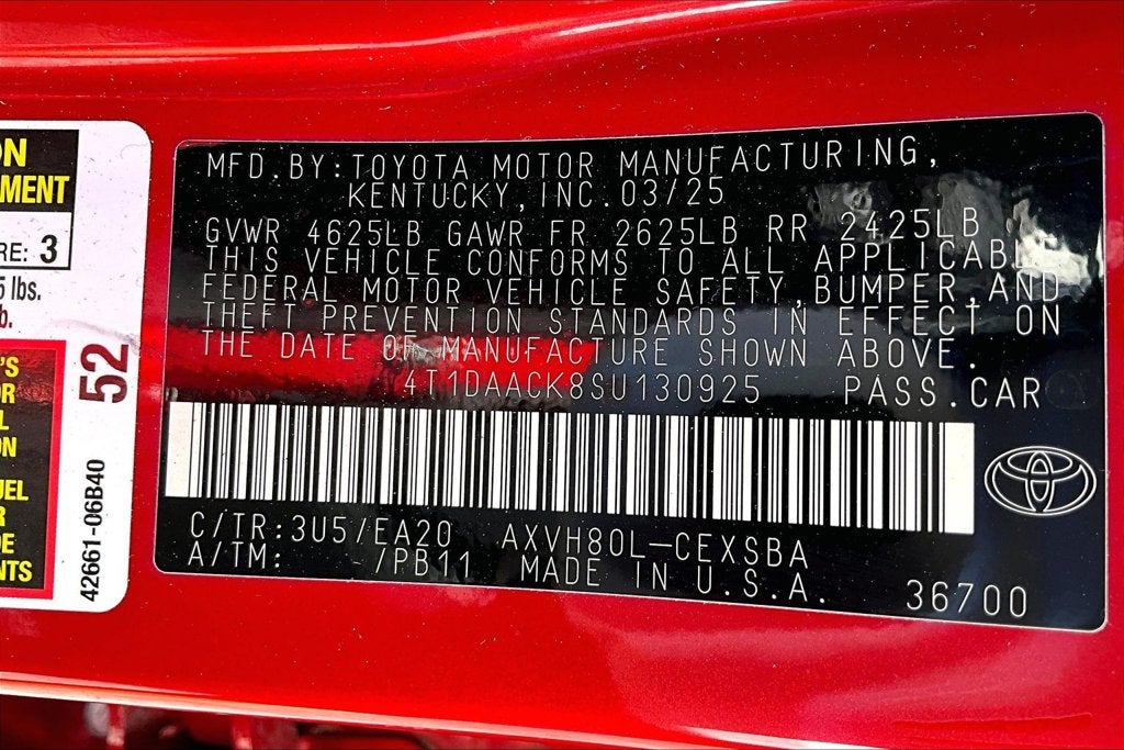 2025 Toyota Camry SE
