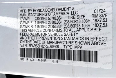 2024 Honda CR-V Hybrid Sport-L