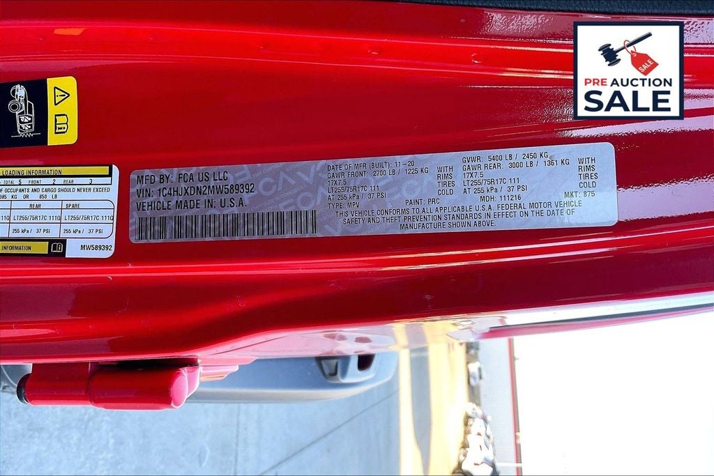 2021 Jeep Wrangler Unlimited Willys