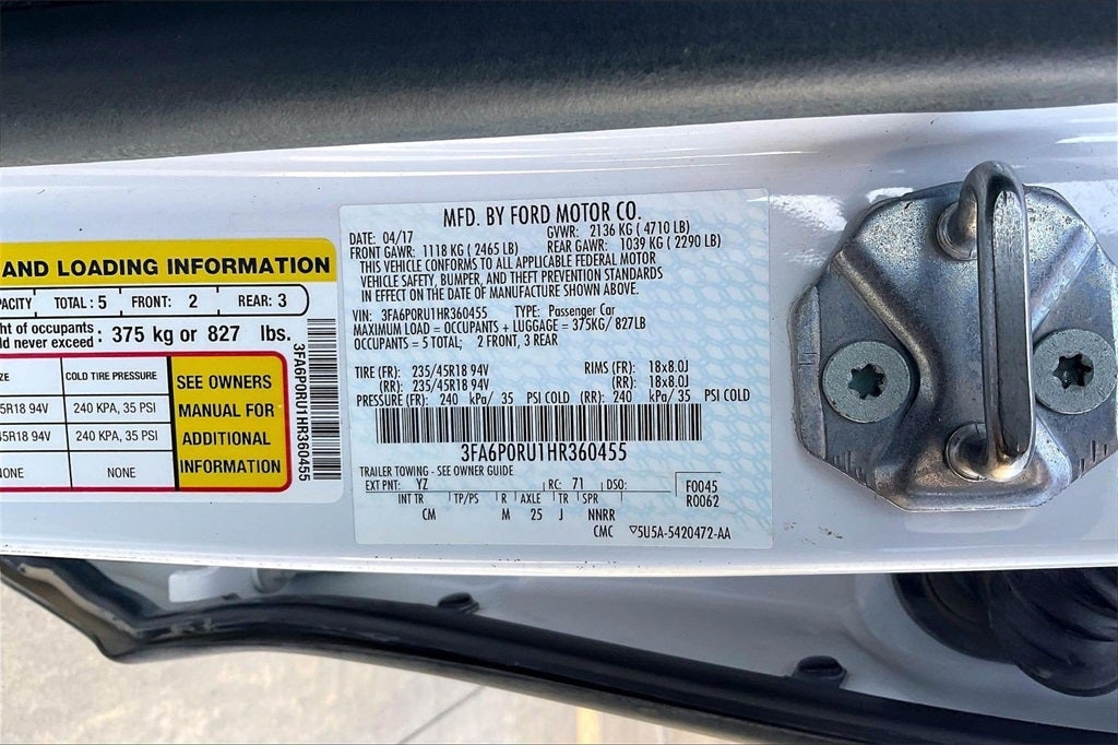 2017 Ford Fusion Hybrid Titanium