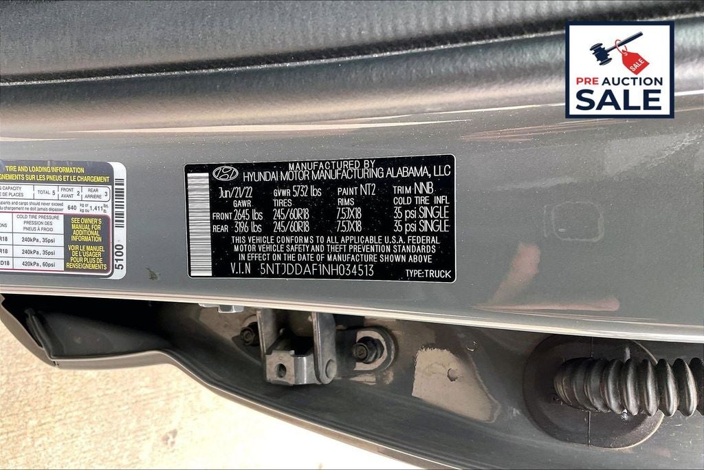 2022 Hyundai Santa Cruz SEL Premium