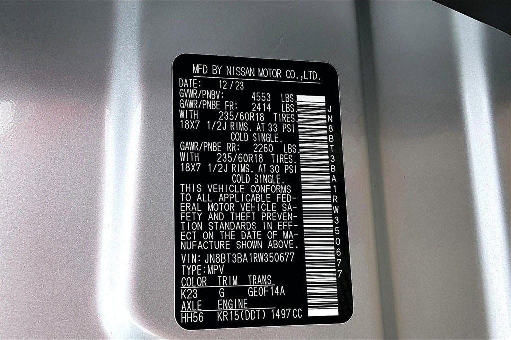 2024 Nissan Rogue SV