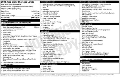 2023 Jeep Grand Cherokee Laredo 4x4