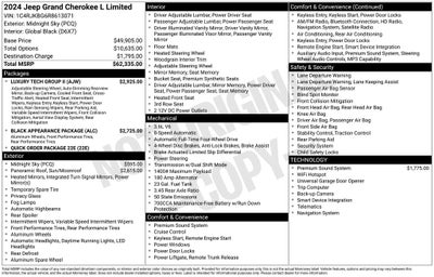 2024 Jeep Grand Cherokee L Limited 4x4