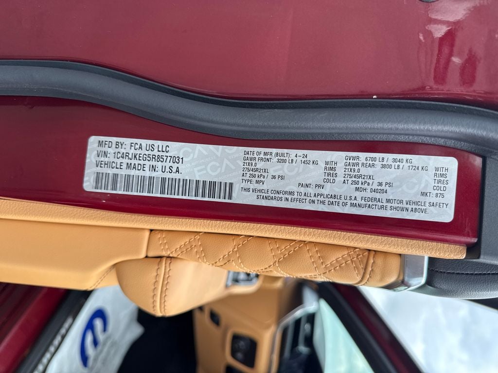 2024 Jeep Grand Cherokee L Summit