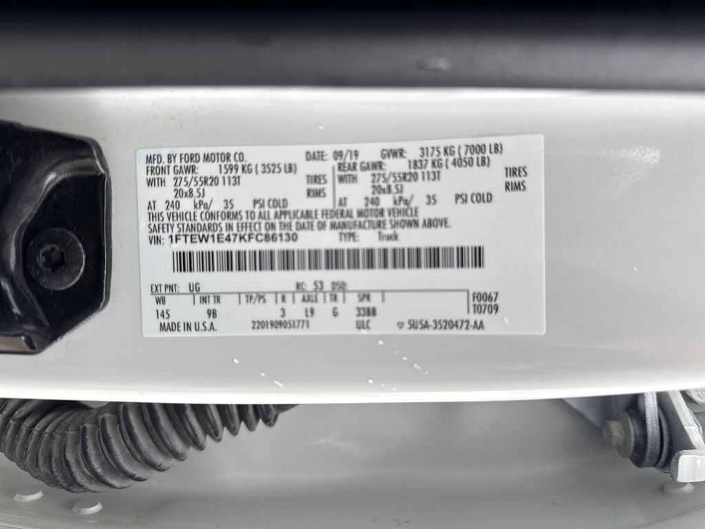 2019 Ford F-150 Platinum