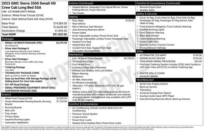 2023 GMC Sierra 3500HD Denali