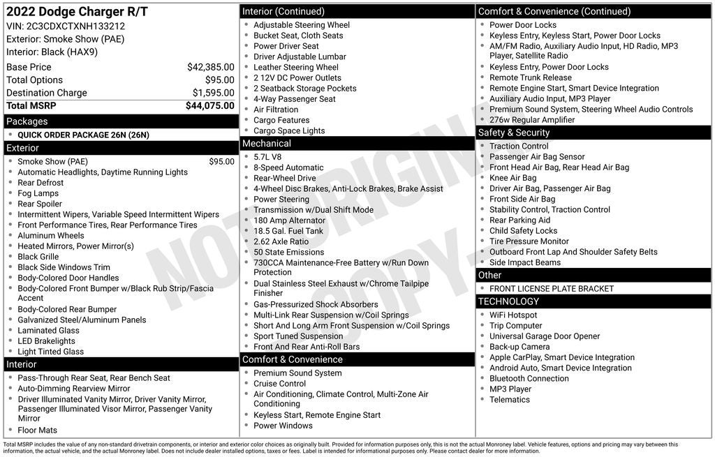 2022 Dodge Charger R/T
