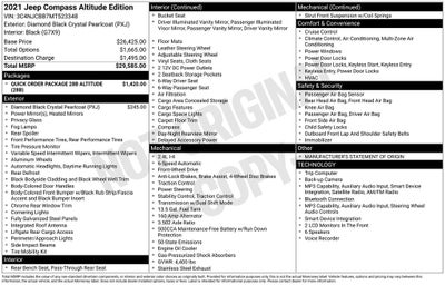 2021 Jeep Compass Altitude FWD