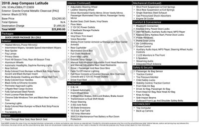 2018 Jeep Compass Latitude FWD