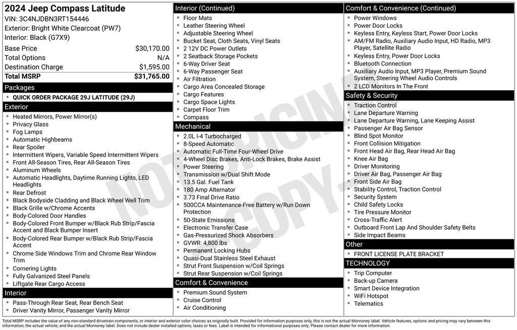 2024 Jeep Compass Latitude
