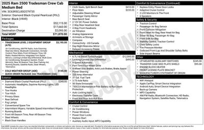 2025 RAM 2500 Tradesman