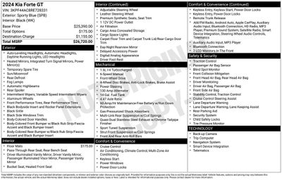2024 Kia Forte GT Manual