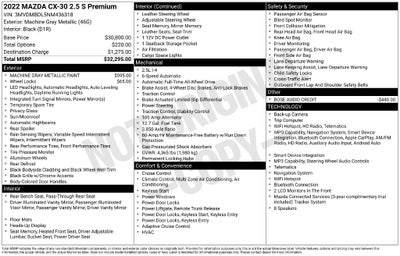2022 Mazda Mazda CX-30 Premium