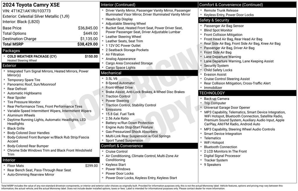 2024 Toyota Camry XSE V6