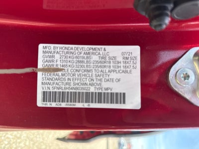 2022 Honda Odyssey EX