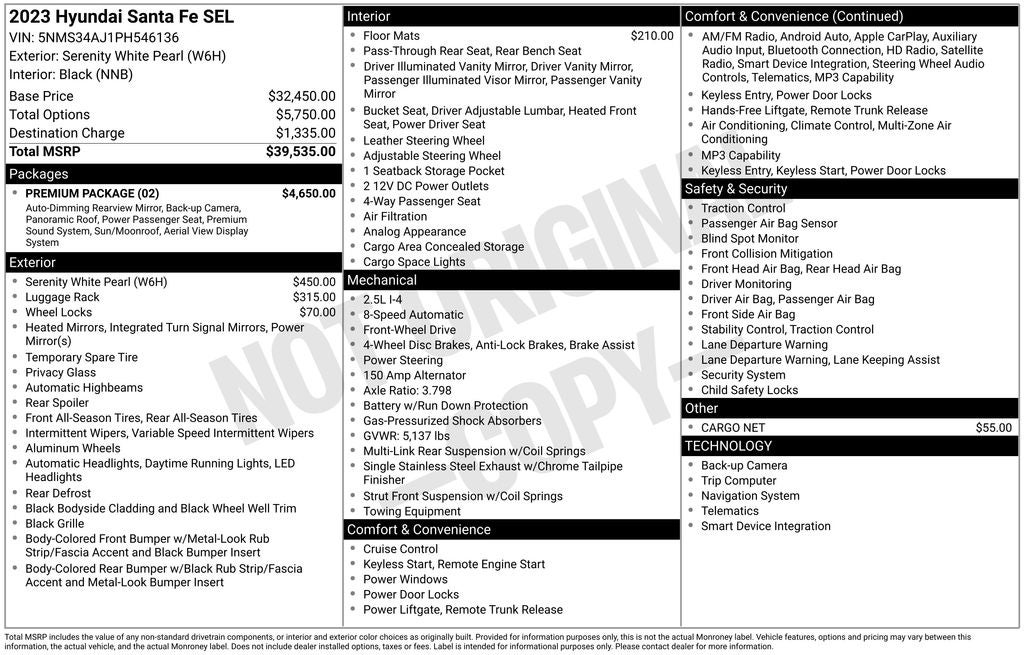 2023 Hyundai Santa Fe SEL