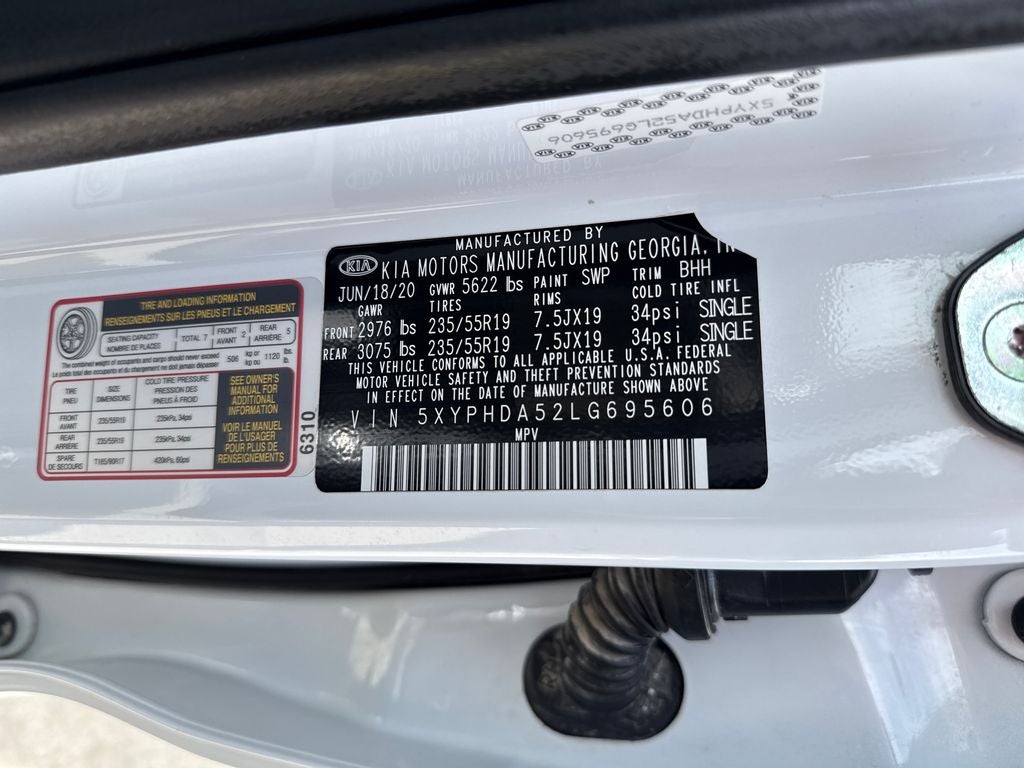 2020 Kia Sorento 3.3L EX