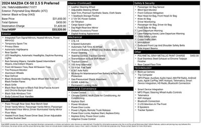 2024 Mazda Mazda CX-50 2.5 S Preferred Package