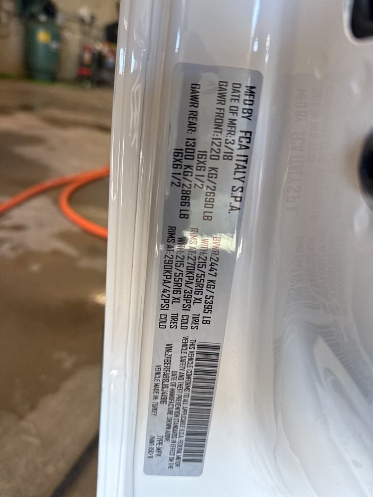 2018 RAM ProMaster City Tradesman Cargo Van