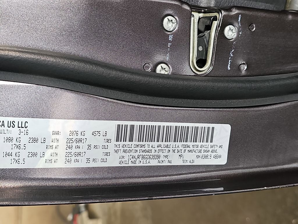 2016 Jeep Patriot High Altitude