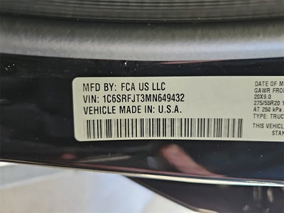 2021 RAM 1500 Laramie