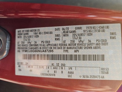 2022 Ford Escape SE