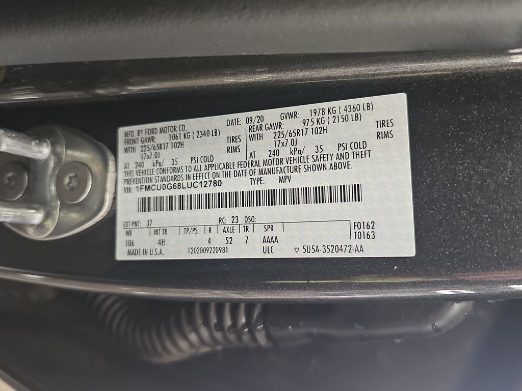 2020 Ford Escape SE