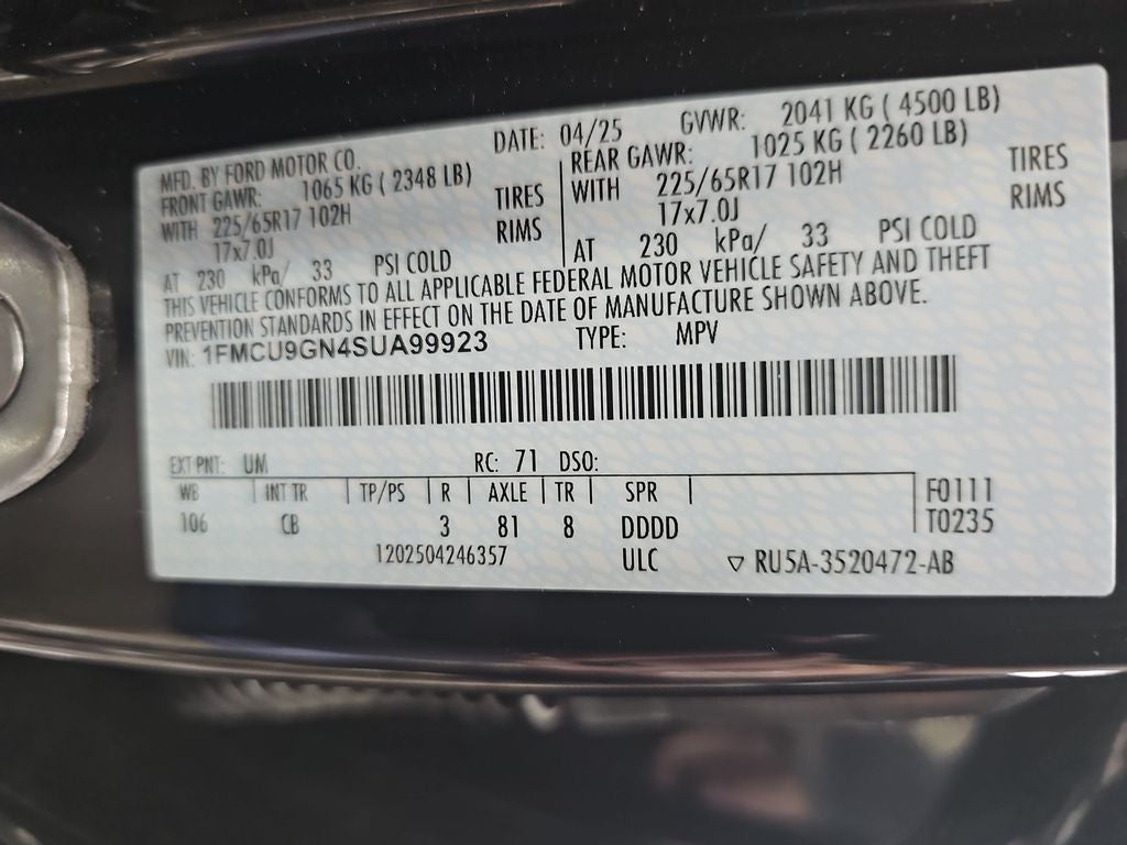 2025 Ford Escape Active