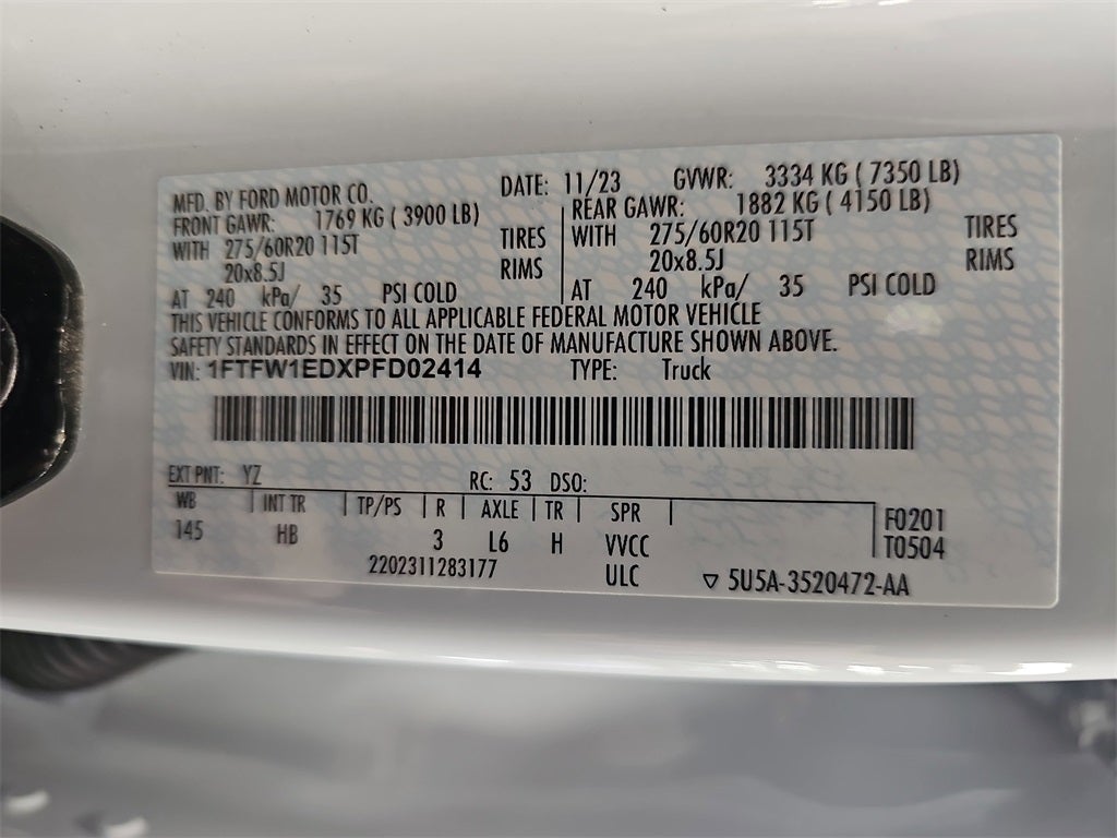 2023 Ford F-150 Lariat