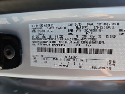 2025 Ford F-150 Tremor