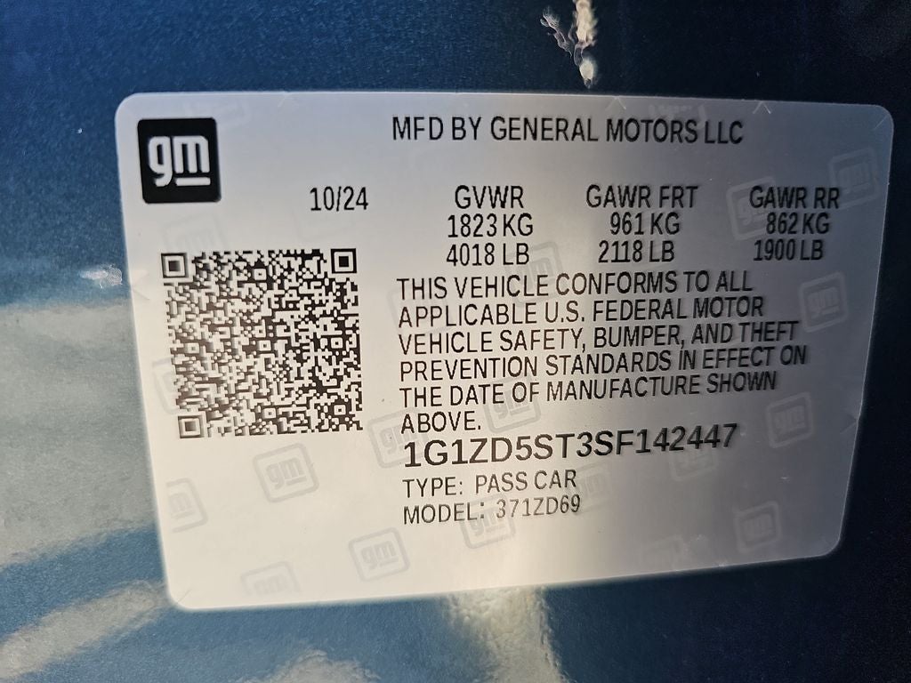 2025 Chevrolet Malibu LT 1LT