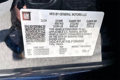 2020 Chevrolet Silverado 3500HD LTZ