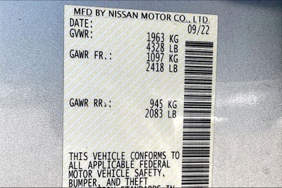 2023 Nissan Altima 2.5 SL