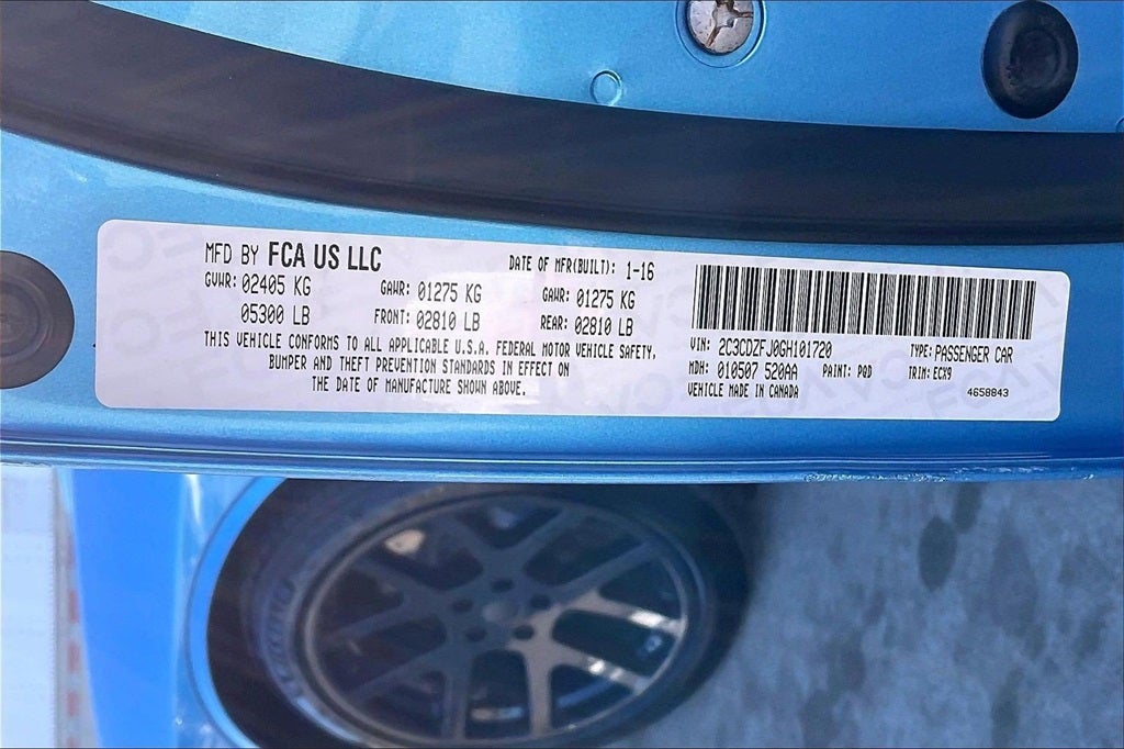 2016 Dodge Challenger R/T Scat Pack