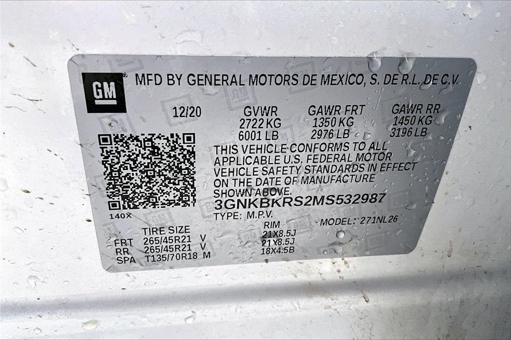 2021 Chevrolet Blazer RS