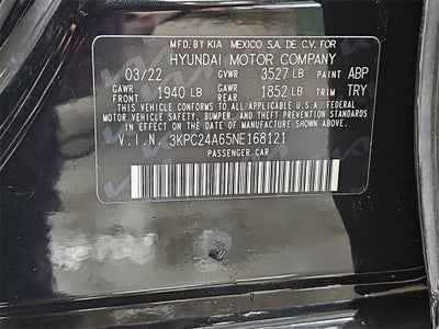 2022 Hyundai Accent SE