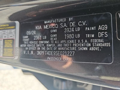 2025 Kia K4 LXS