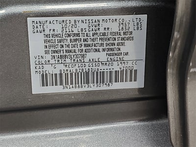 2020 Nissan Sentra S