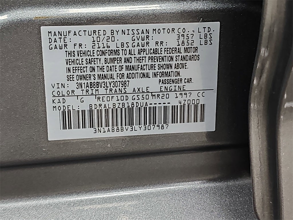 2020 Nissan Sentra S