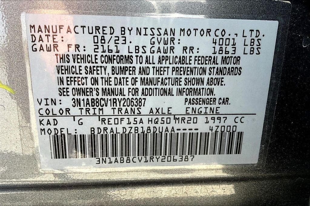 2024 Nissan Sentra SV