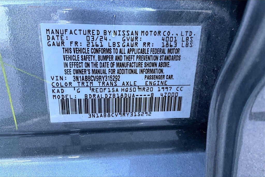 2024 Nissan Sentra SV