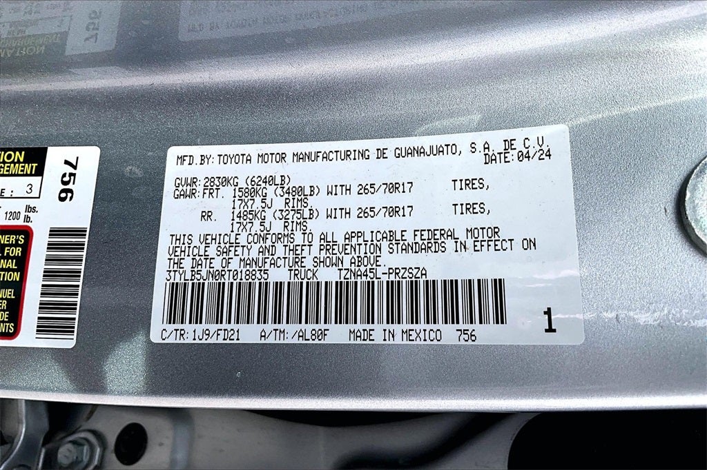 2024 Toyota Tacoma TRD Off-Road