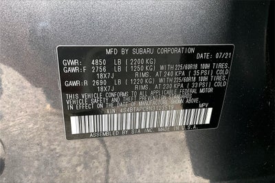 2022 Subaru Outback Touring