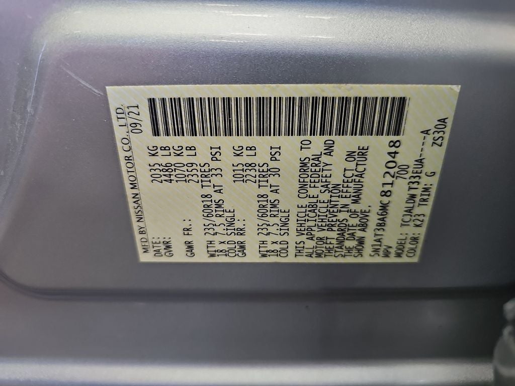 2021 Nissan Rogue SV