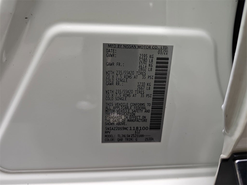 2021 Nissan Murano Platinum